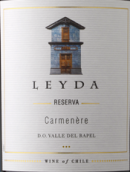 萊達經(jīng)典珍藏佳美娜干紅葡萄酒(Vina Leyda Classic Reserve Carmenere, Colchagua Valley, Chile)