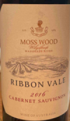 慕絲森林酒莊瑞本谷赤霞珠紅葡萄酒(Moss Wood Ribbon Vale Cabernet Sauvignon, Margaret River, Australia)