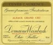 溫巴赫酒莊福斯騰園勞倫斯瓊瑤漿干白葡萄酒(Domaine Weinbach Gewurztraminer Furstentum Cuvee Laurence, Alsace, France)