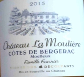 莫里埃酒莊穆勒白葡萄酒(Chateau La Mouliere Moelleux, Cotes de Bergerac, France)