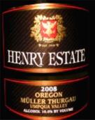 亨利酒莊米勒-圖高干白葡萄酒(Henry Estate Winery Muller-Thurgau, Umpqua Valley, USA)