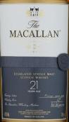 麥卡倫優(yōu)質橡木21年三桶熟成單一麥芽蘇格蘭威士忌(The Macallan Fine Oak 21 Years Old Triple Cask Matured Single Malt Scotch Whisky, Highlands, UK)