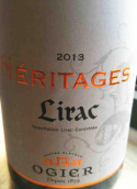 奧杰利哈克干紅葡萄酒(Ogier Heritages, Lirac, France)