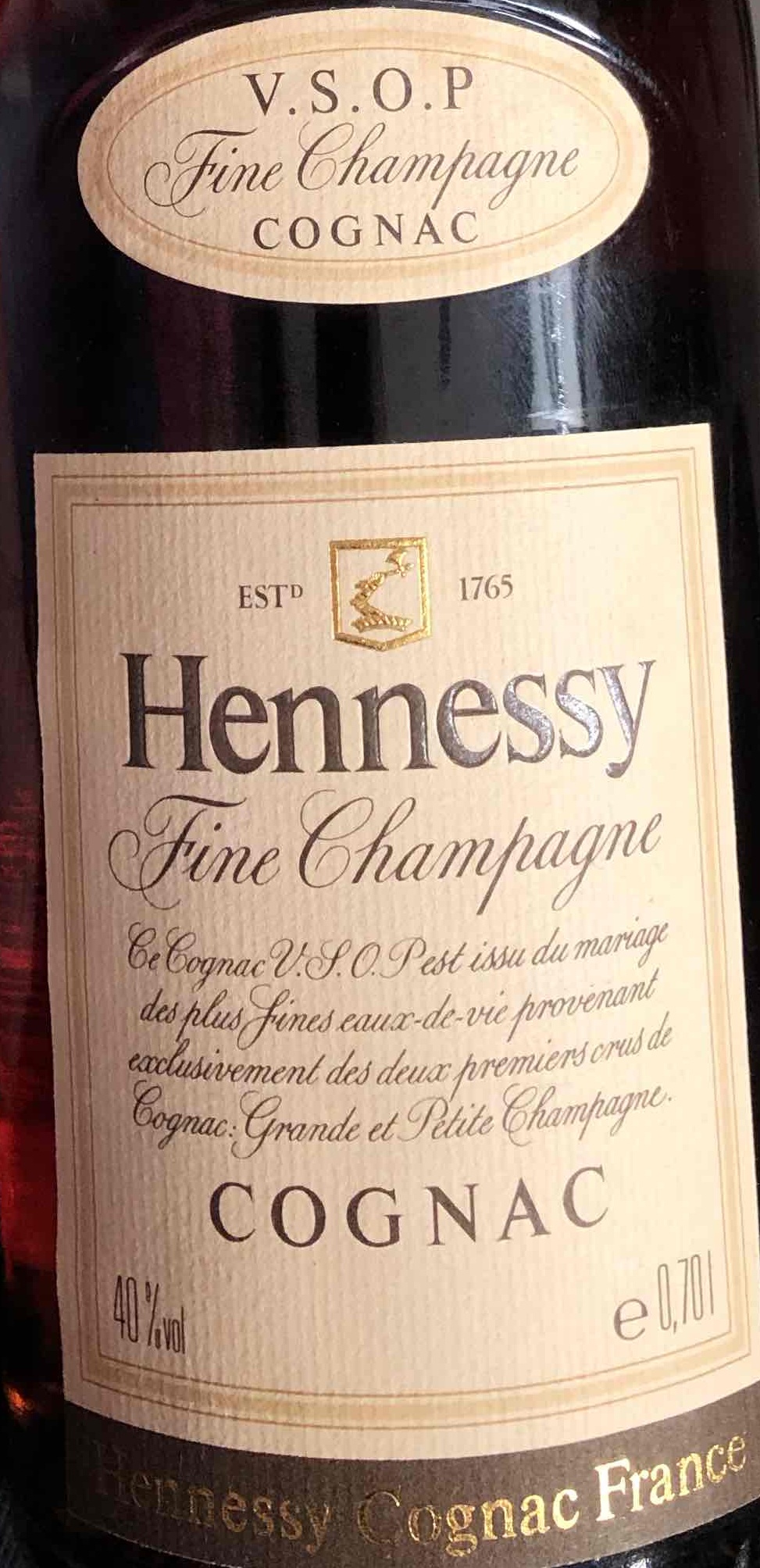 Hennessy V.S.O.P. Fine Champagne, Cognac, France-轩尼诗酒庄