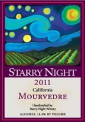 星夜慕合懷特干紅葡萄酒(Starry Night Winery Mourvedre, California, USA)