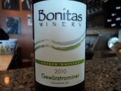 善美瓊瑤漿干白葡萄酒(Bonitas Winery Gewurztraminer, Okanagan Valley, Canada)