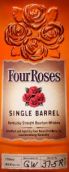 四玫瑰單桶純波本威士忌(Four Roses Single Barrel  Kentucky Straight Bourbon Whiskey, Kentucky, USA)