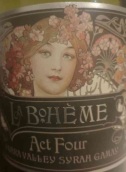 德保利波希美亞人第四幕干紅葡萄酒(De Bortoli La Boheme Act Four Syrah - Gamay, Yarra Valley, Australia)