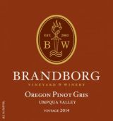 布蘭伯格灰皮諾干白葡萄酒(Brandborg Pinot Gris, Umpqua Valley, USA)