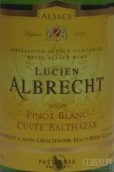 艾伯特白皮諾干白葡萄酒(Lucien Albrecht Pinot Blanc, Alsace, France)