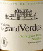 巍都堡波爾多白葡萄酒(Chateau Le Grand Verdus Bordeaux Blanc, Bordeaux, France)