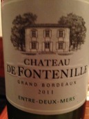 豐德尼爾酒莊白葡萄酒(Chateau de Fontenille, Entre-Deux-Mers, France)