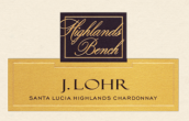 杰羅高原沙灘霞多麗干白葡萄酒(J. Lohr Highlands Bench Chardonnay, Santa Lucia Highlands, USA)