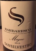 圣思維喬巴巴萊斯科馬格諾紅葡萄酒(Cantine San Silvestro Barbaresco Magno, Piedmont, Italy)