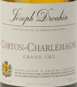 約瑟夫杜魯安酒莊（科爾登-查理曼園特級園）白葡萄酒(Joseph Drouhi, Corton-Charlemagne Grand Cru, France)