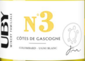 尤比酒莊3號(hào)鴿籠白-白玉霓白葡萄酒(Domaine Uby No. 3 Colombard Ugni Blanc, IGP Cotes de Gascogne, France)