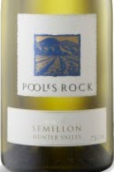 斗雞之魂普爾之石賽美容干白葡萄酒(Cockfighter's Ghost Poole's Rock Semillon, Hunter Valley, Australia)
