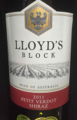 勞埃德酒莊設(shè)拉子-味而多紅葡萄酒(Lloyd's Block Petit Verdot Shiraz, Australia)