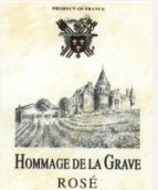 德拉格拉夫榮耀桃紅葡萄酒(Chateau de la Grave Hommage De La Grave Pink Wine, Cotes de Bourg, France)