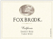 ?？怂共剪斂颂鸺t葡萄酒(Fox Brook Winery Sweet Red Table Wine, California, USA)