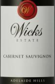 威克斯赤霞珠干紅葡萄酒(Wicks Estate Cabernet Sauvignon, Adelaide Hills, Australia)