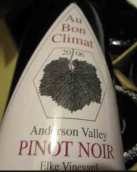 奧邦埃爾克園黑皮諾干紅葡萄酒(Au Bon Climat Elke Vineyard Pinot Noir, Anderson Valley, USA)