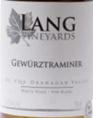 朗酒莊瓊瑤漿白葡萄酒(Lang Vineyards Gewurztraminer, Okanagan Valley VQA, Canada)