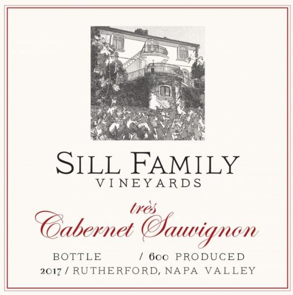sill family vineyards rutherford tres cabernet sauvignon, napa