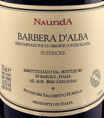 布?？迫鹁魄f納魯達超級巴貝拉紅葡萄酒(Bric Cenciurio Naunda Barbera d'Alba Superiore, Piedmont, Italy)