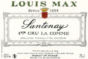 路易斯·馬克斯酒莊拉貢（桑特奈一級園）白葡萄酒(Louis Max La Comme Blanc, Santenay Premier Cru, France)