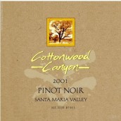 葉楊谷黑皮諾干紅葡萄酒(Cottonwood Canyon Pinot Noir, Santa Maria Valley, USA)