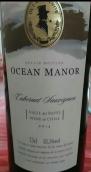 曼妮海酒莊赤霞珠紅葡萄酒(Ocean Manor Cabernet Sauvignon, Rapel Valley, Chile)