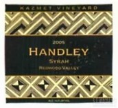 漢德利卡梅特園西拉干紅葡萄酒(Handley Kazmet Vineyard Syrah, Redwood Valley, USA)