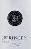 貝靈哲西拉干紅葡萄酒（春山區(qū)）(Beringer Syrah, Spring Mountain District, USA)