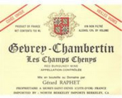 哈貝酒莊熱夫雷-香貝丹夏目仙紅葡萄酒(Gerard Raphet Gevrey-Chambertin Champs Chenys, Cote de Nuits, France)