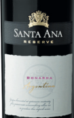 圣安纳珍藏系列伯纳达干红葡萄酒(Bodegas Santa Ana Reserve Bonarda, Mendoza, Argentina)