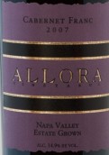 阿諾拉品麗珠干紅葡萄酒(Allora Vineyards Cabernet Franc, St Helena, USA)