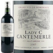 佳得美酒莊佳得美C女士紅葡萄酒(Chateau Cantemerle Lady C Cantemerle, Haut-Medoc, France)