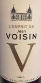 吉恩維新酒莊讓沃伊森精神紅葡萄酒(Chateau Jean Voisin L'Esprit de Jean Voison, Saint-Emilion Grand Cru, France)