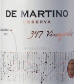 德馬丁諾347園佳美娜干紅葡萄酒(De Martino Reserva 347 Vineyards Carmenere, Maipo Valley, Chile)