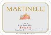 馬丁南尼巴恩山西拉干紅葡萄酒(Martinelli Hop Barn Hill Syrah, Russian River Valley, USA)