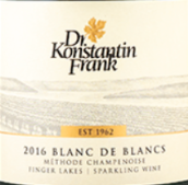 康斯坦丁·弗蘭克白中白起泡酒(Dr. Konstantin Frank Blanc de Blancs, Finger Lakes, USA)