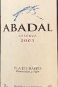 馬斯達(dá)芬若酒莊阿巴達(dá)珍藏紅葡萄酒(Masies d'Avinyo Abadal Reserva, Pla de Bages, Spain)