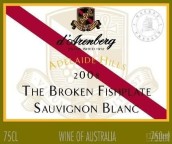 黛倫堡酒莊博肯菲西長(zhǎng)相思干白葡萄酒(d'Arenberg The Broken Fishplate Sauvignon Blanc, Adelaide Hills, Australia)