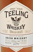 帝霖單一谷物愛爾蘭威士忌(Teeling Whiskey Single Grain Irish Whiskey, Ireland)