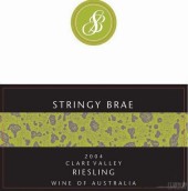 七山斯丁奇坡雷司令干白葡萄酒(Stringy Brae of Sevenhill Riesling, Clare Valley, Australia)