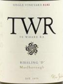 太阳屋酒庄单一园D雷司令白葡萄酒(Te Whare Ra Single Vineyard 'D' Riesling, Marlborough, New Zealand)
