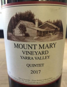 瑪麗山酒莊五重奏紅葡萄酒(Mount Mary Vineyard Quintet Red Blend, Yarra Valley, Australia)