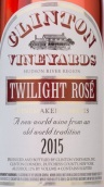 克林頓暮光桃紅葡萄酒(Clinton Vineyards Twilight Rose, Hudson River Region, USA)