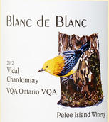 皮利島酒莊白中白干白葡萄酒(Pelee?Island Blanc de Blanc VQA, Pelee Island, Canada)